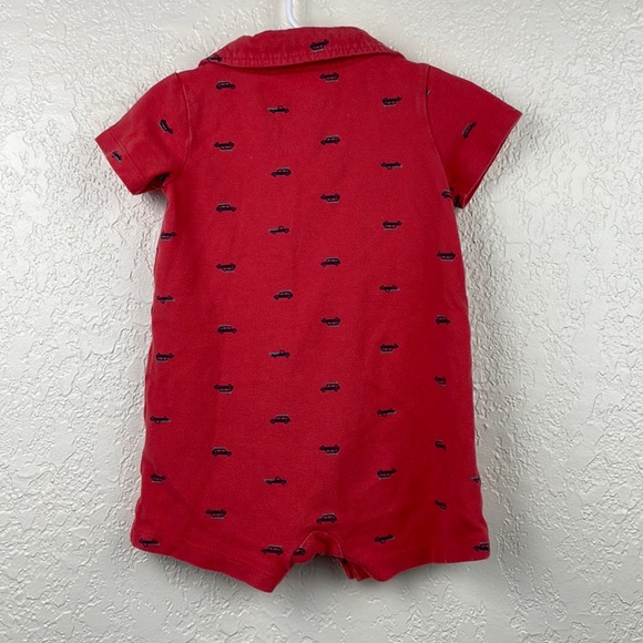 Carter's red car vacation romper - Picture 5 of 5